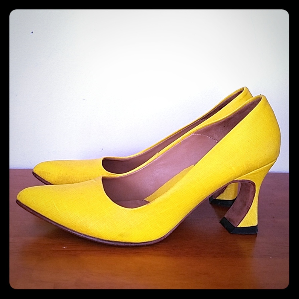 John Fluevog Desmond canvas pumps